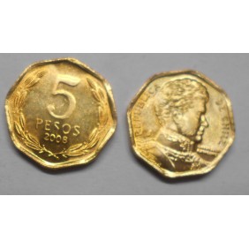CHILE 5 Pesos 2008