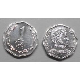 CHILE 1 Peso 2008