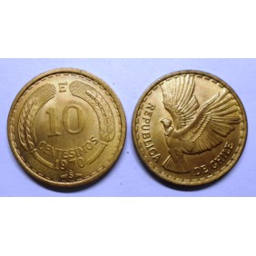 CHILE 10 Centesimos 1970