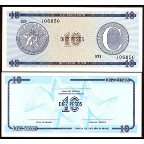 CUBA 10 Pesos 1985 Series C