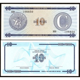 CUBA 10 Pesos Foreign...