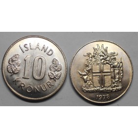 ICELAND 10 Kronur 1978