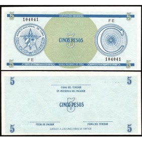 CUBA 5 Pesos Foreign...