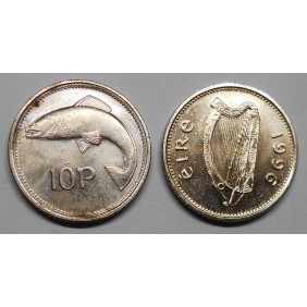 IRELAND 10 Pence 1996