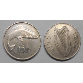 IRELAND 10 Pence 1976