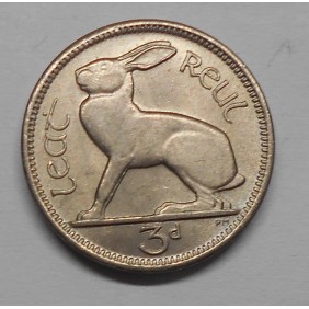 IRELAND 3 Pence 1965