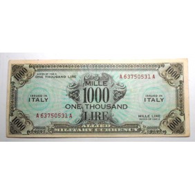 1000 AM LIRE BILINGUE 1943...