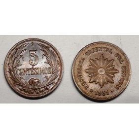 URUGUAY 5 Centesimos 1948