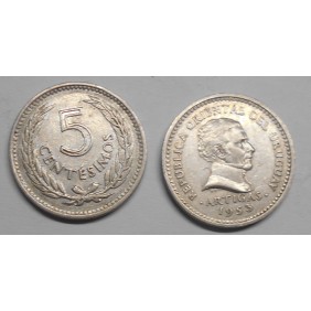 URUGUAY 5 Centesimos 1953