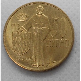 MONACO 50 Centimes 1962