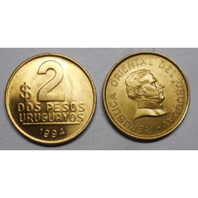 URUGUAY 2 Pesos 1994