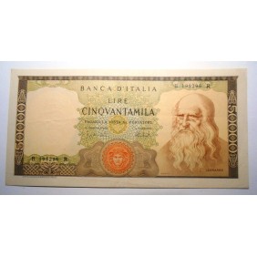 50.000 Lire LEONARDO 1974