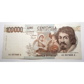 100.000 Lire Caravaggio 1°...