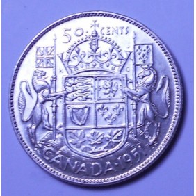CANADA 50 Cents 1951 AG...