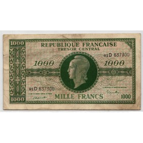 FRANCE 1000 Francs 1944