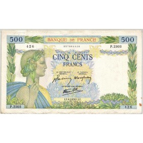 FRANCE 500 Francs 06.02.1941