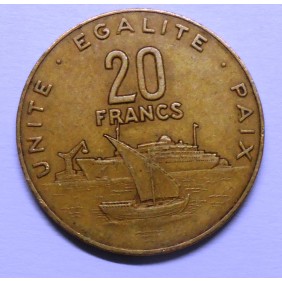 DJIBOUTI 20 Francs 2010