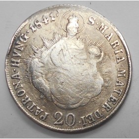 HUNGARY 20 Krajczar 1841...