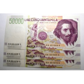 50.000 Lire Bernini 2° Tipo...