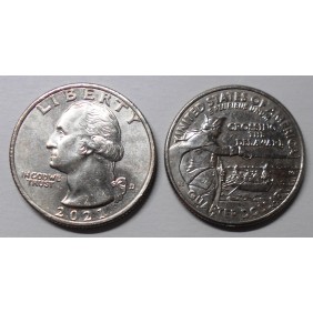 USA 1/4 Dollar 2021 D...