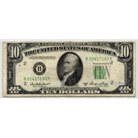 USA 10 Dollars 1950A Letter B