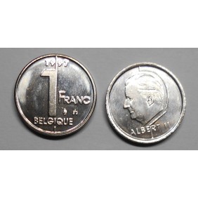 BELGIUM 1 Franc 1997 Belgique