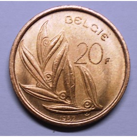 BELGIUM 20 Francs 1982 Belgie