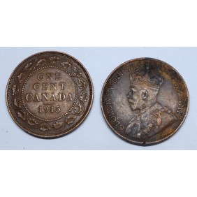 CANADA 1 Cent 1915