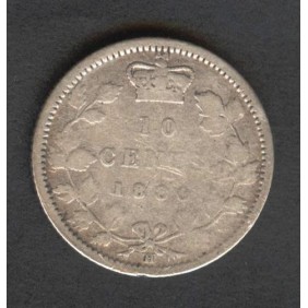 CANADA 10 Cents 1880 H AG...