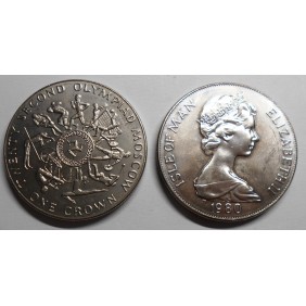 ISLE OF MAN 1 Crown 1980...
