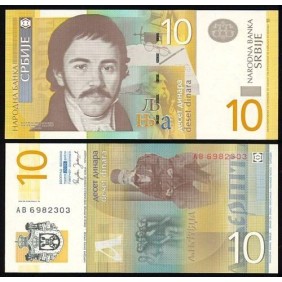 SERBIA 10 Dinara 2006