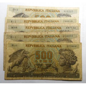 500 Lire ARETUSA 1966 Lotto...