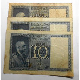 10 Lire 1939 / XVIII...