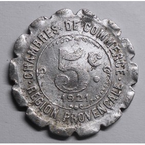 FRANCE 5 Centimes 1921...