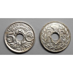 FRANCE 5 Centimes 1921