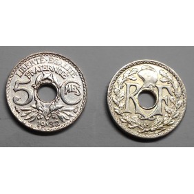 FRANCE 5 Centimes 1932