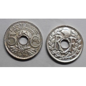 FRANCE 5 Centimes 1935