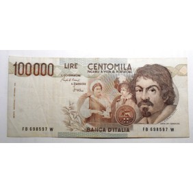 100.000 Lire Caravaggio 1°...