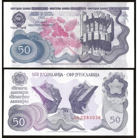 YUGOSLAVIA 50 Dinara 1990