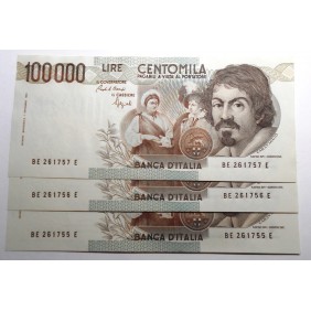 100.000 Lire Caravaggio 1...