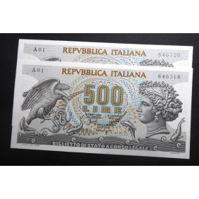 500 Lire ARETUSA 1966 serie...