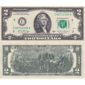 USA 2 Dollars 2017A Letter C