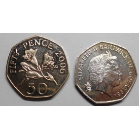 GUERNSEY 50 Pence 2006...