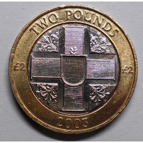 GUERNSEY 2 Pounds 2003 rare
