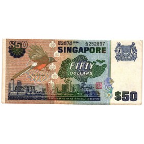 SINGAPORE 50 Dollars 1976