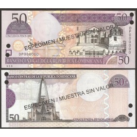 DOMINICAN REPUBLIC 50 Pesos...