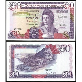 GIBRALTAR 50 Pounds 1986