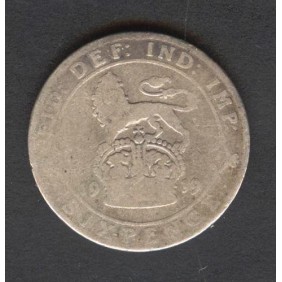 GREAT BRITAIN 6 Pence 1919...