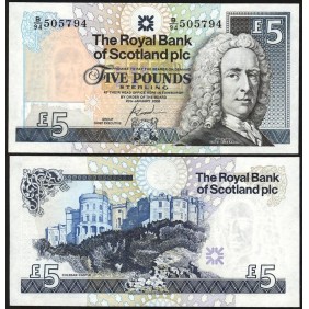 SCOTLAND 5 Pounds 2005