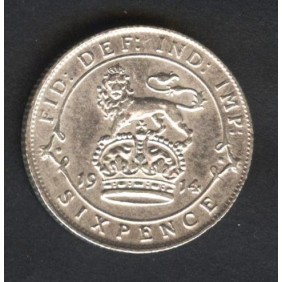 GREAT BRITAIN 6 Pence 1914...